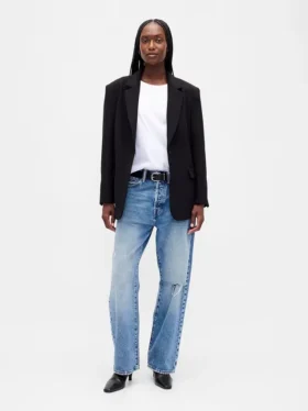 Bistretch oversized blazer