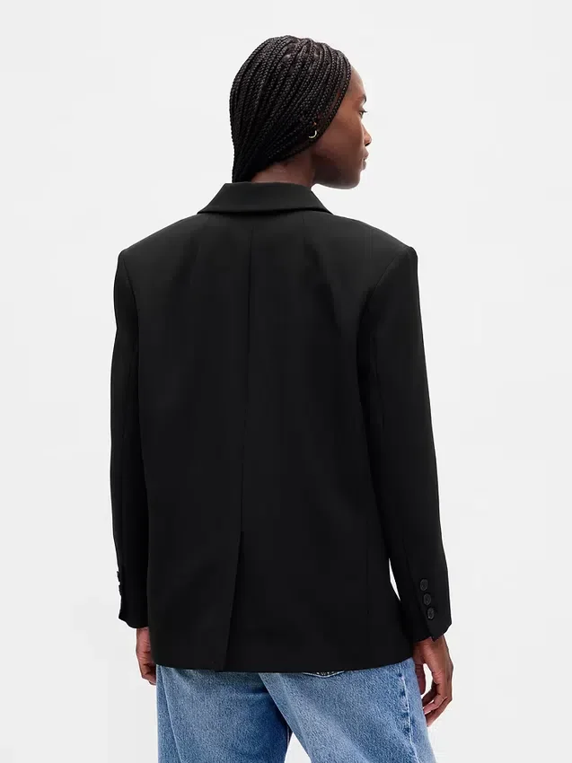Bistretch oversized blazer