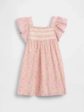 Bloemenjurk met fladdermouwtjes voor Baby & Peuter