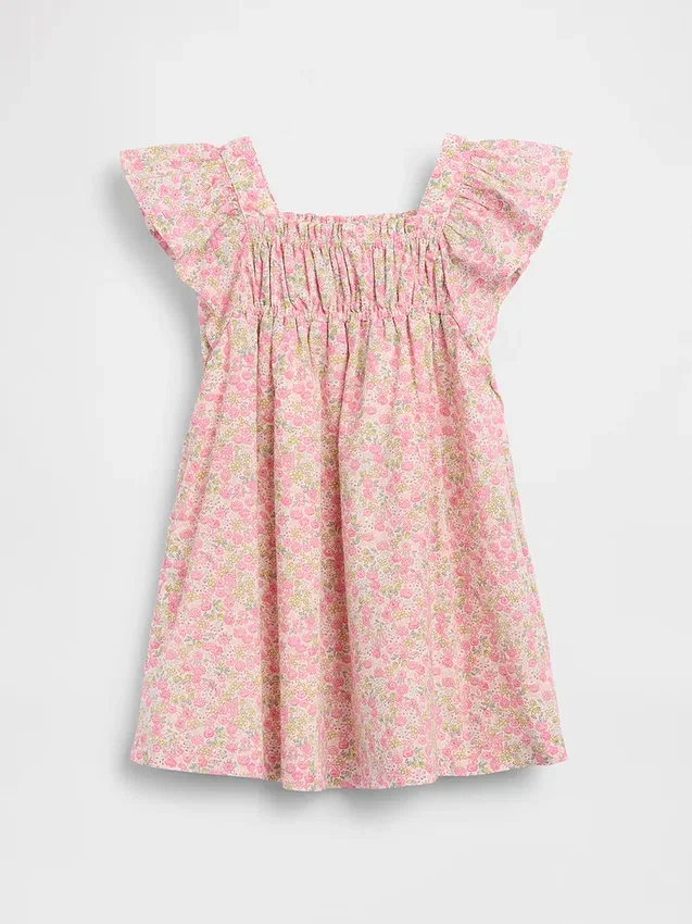 Bloemenjurk met fladdermouwtjes voor Baby & Peuter