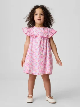 Bloemenjurk met ruches voor Baby & Peuter