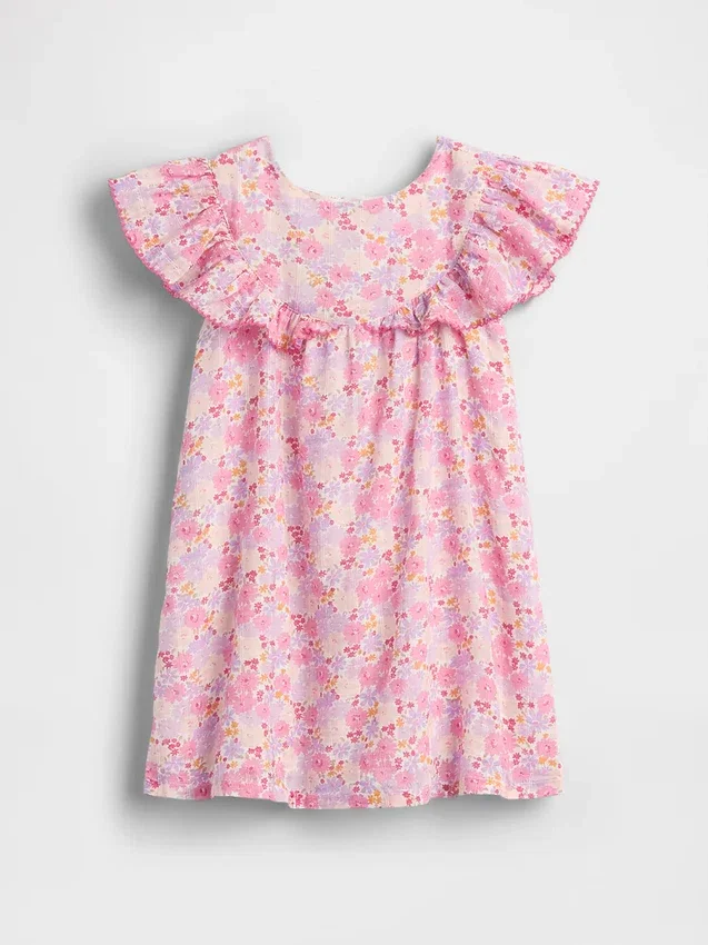 Bloemenjurk met ruches voor Baby & Peuter