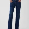Bootjeans met middelhoge taille en relaxte pasvorm