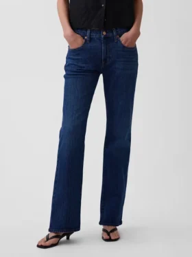 Bootjeans met middelhoge taille en relaxte pasvorm