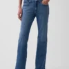 Bootjeans met middelhoge taille en relaxte pasvorm