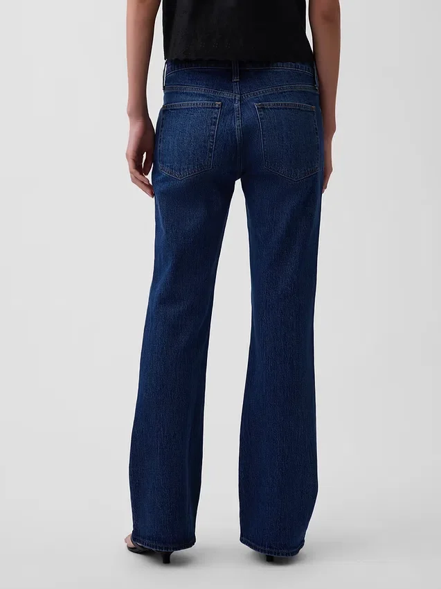 Bootjeans met middelhoge taille en relaxte pasvorm