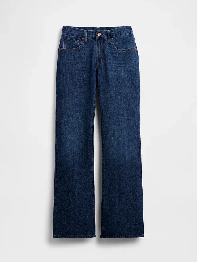 Bootjeans met middelhoge taille en relaxte pasvorm