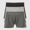 Boxershorts van 5" biologisch stretchkatoen (3-pack)