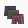 Boxershorts van 5" biologisch stretchkatoen (3-pack)