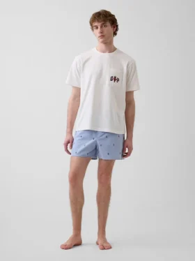 Boxershorts van popeline