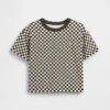 Boxy geruit T-shirt voor Baby & Peuter