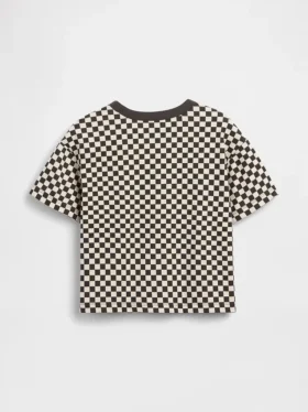Boxy geruit T-shirt voor Baby & Peuter