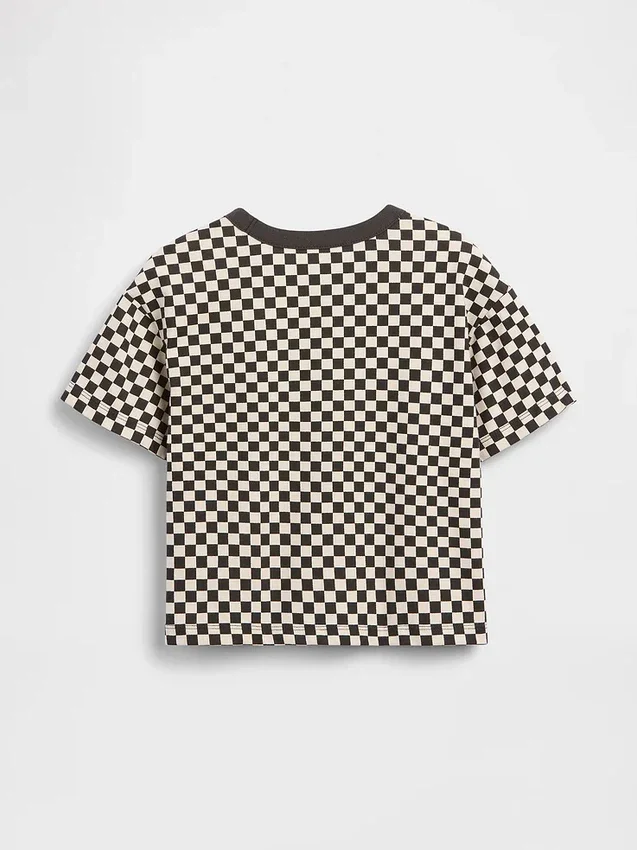 Boxy geruit T-shirt voor Baby & Peuter