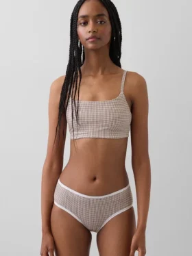 Bralette van biologisch stretchkatoen