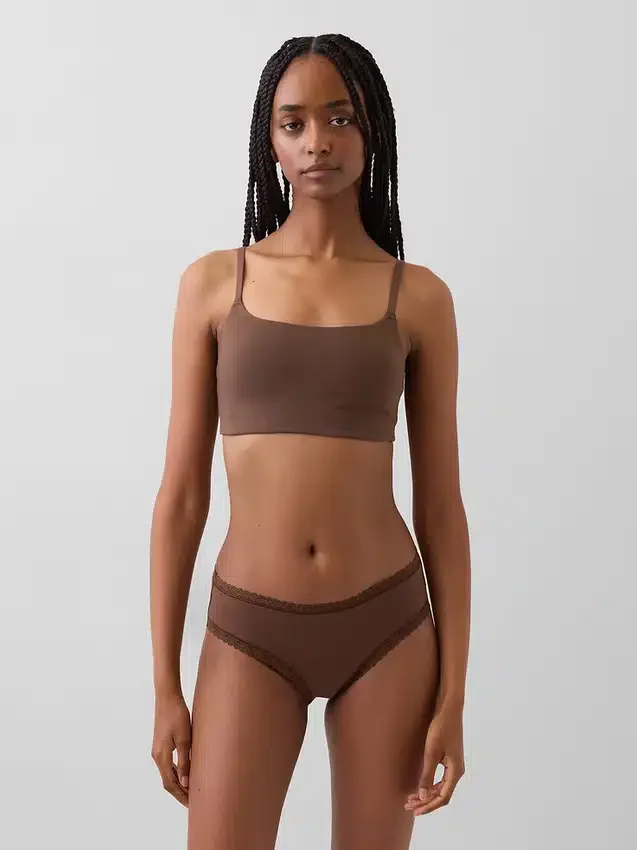 Bralette van biologisch stretchkatoen