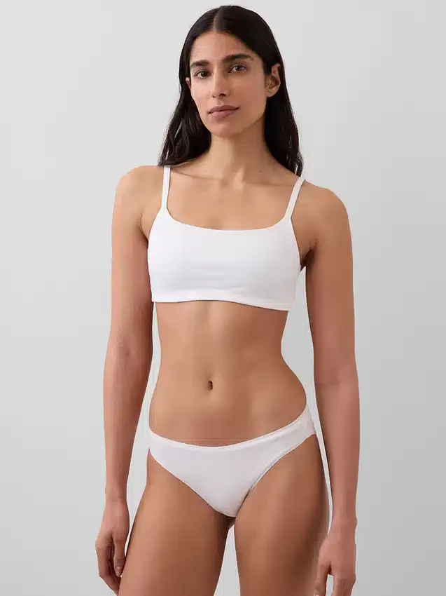Bralette van biologisch stretchkatoen