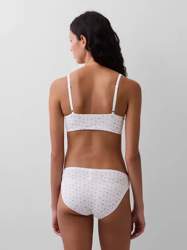 Bralette van biologisch stretchkatoen