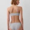 Bralette van biologisch stretchkatoen