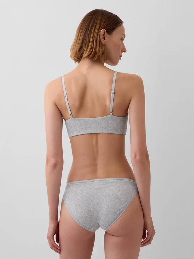 Bralette van biologisch stretchkatoen