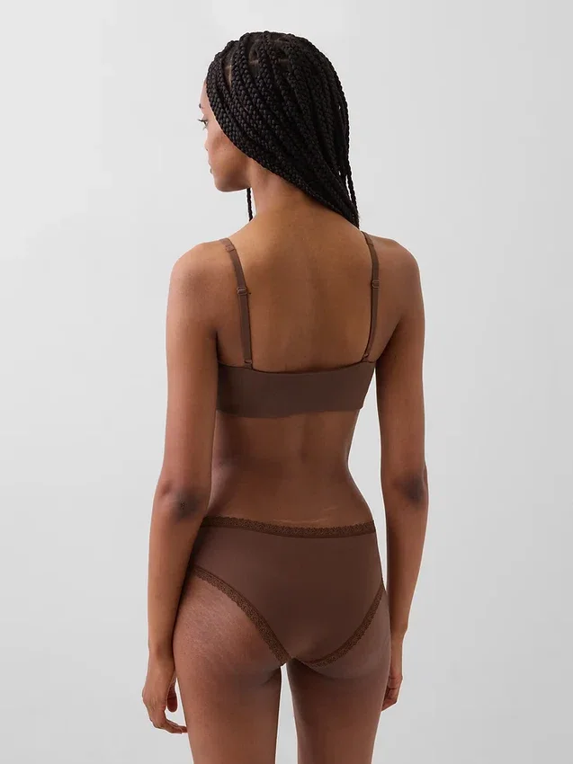 Bralette van biologisch stretchkatoen