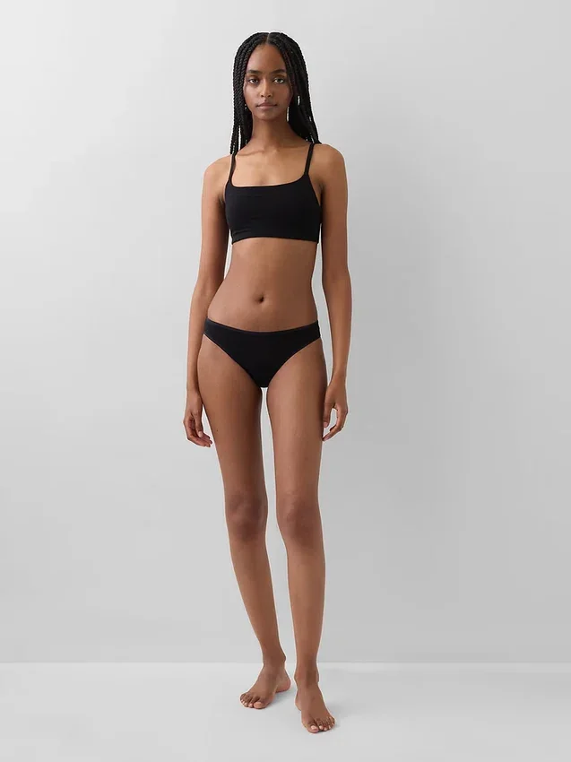 Bralette van biologisch stretchkatoen