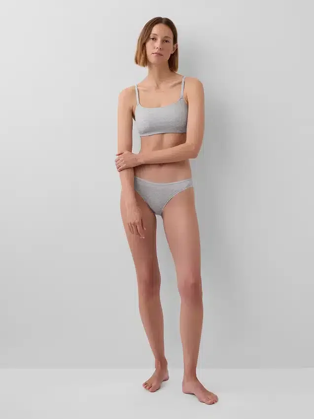 Bralette van biologisch stretchkatoen