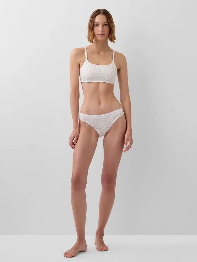 Bralette van biologisch stretchkatoen
