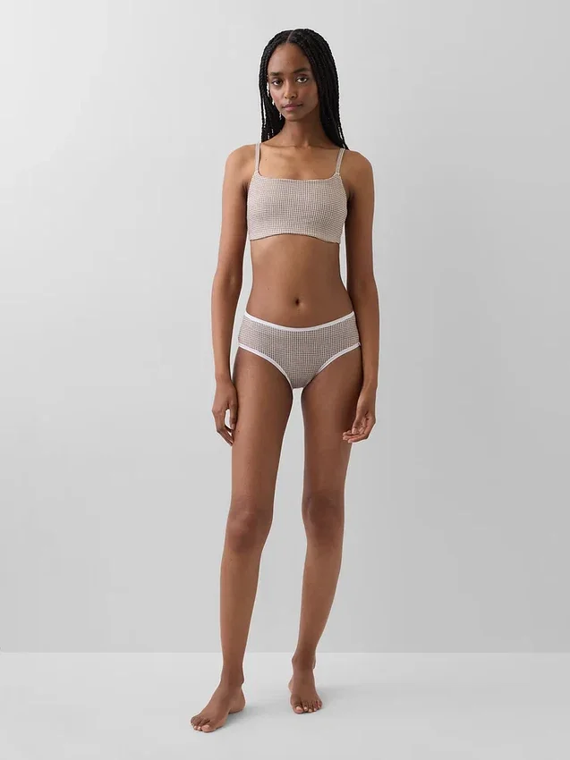 Bralette van biologisch stretchkatoen