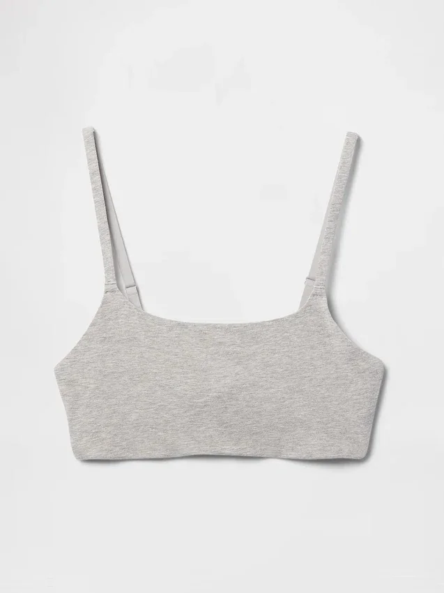 Bralette van biologisch stretchkatoen
