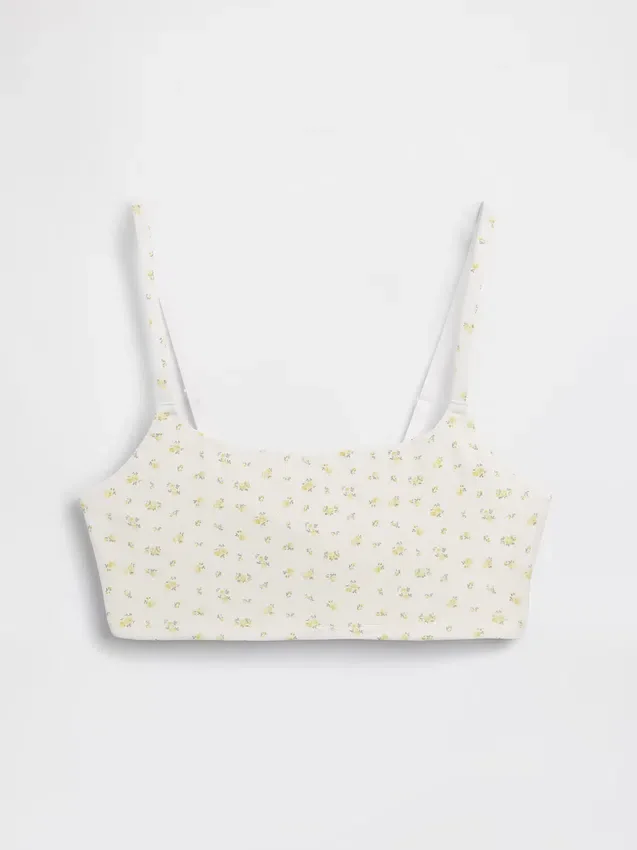 Bralette van biologisch stretchkatoen