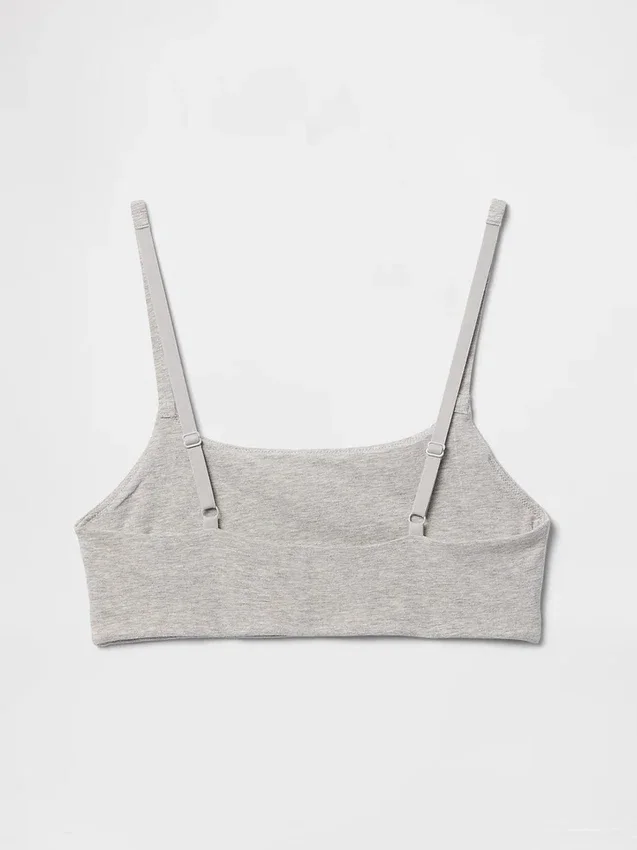 Bralette van biologisch stretchkatoen