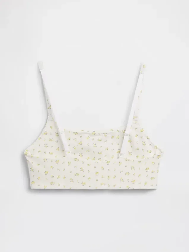 Bralette van biologisch stretchkatoen