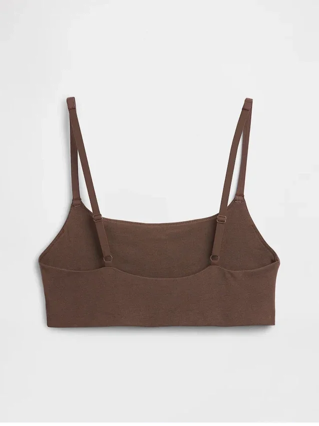 Bralette van biologisch stretchkatoen