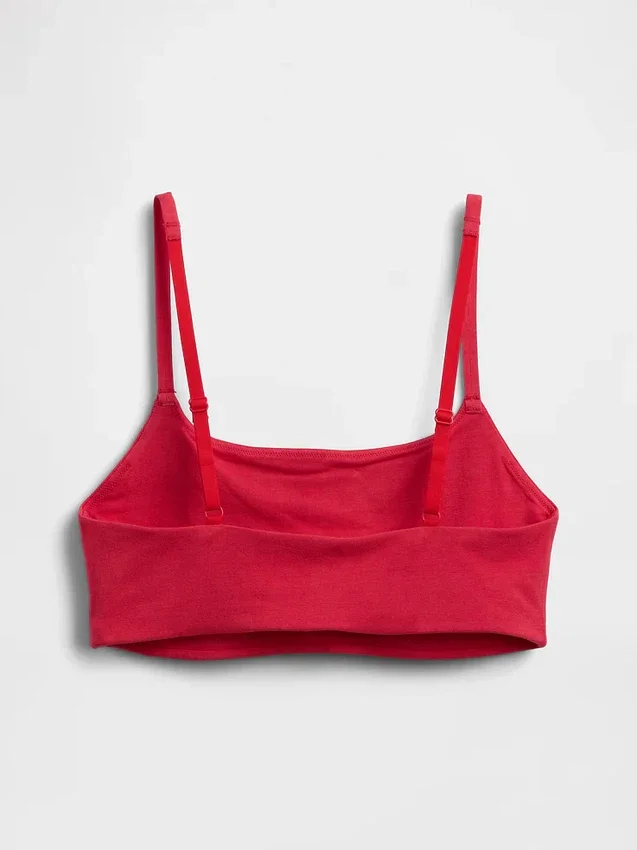 Bralette van biologisch stretchkatoen