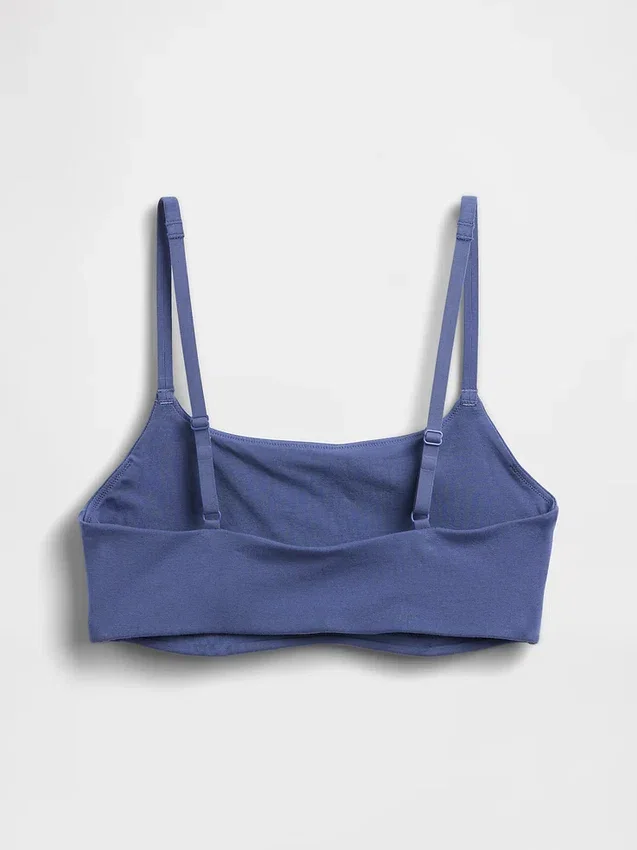 Bralette van biologisch stretchkatoen