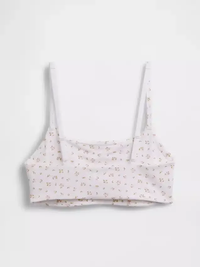 Bralette van biologisch stretchkatoen