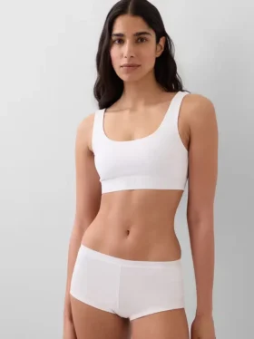 Bralette van biologisch stretchkatoen met Gap Logo
