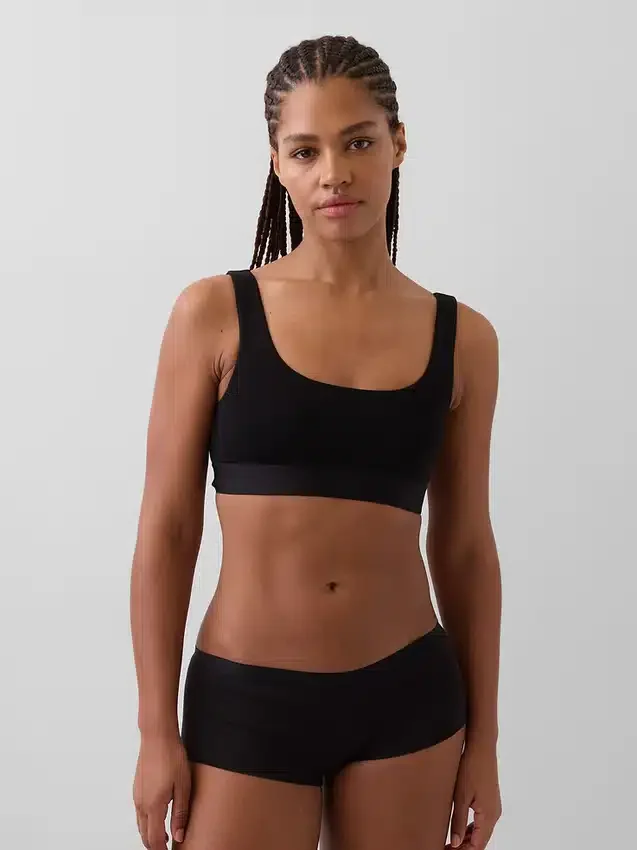 Bralette van biologisch stretchkatoen met Gap Logo