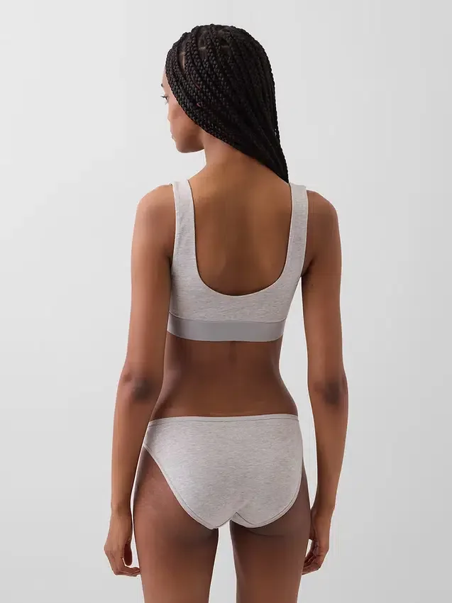 Bralette van biologisch stretchkatoen met Gap Logo