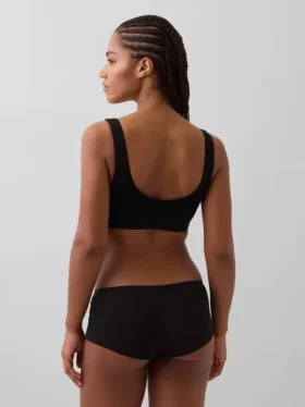Bralette van biologisch stretchkatoen met Gap Logo
