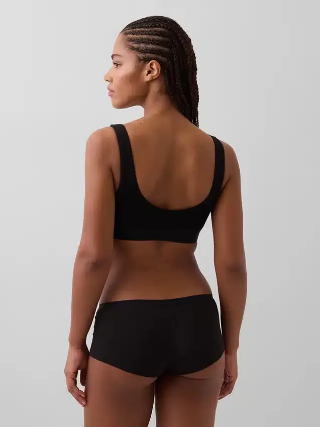 Bralette van biologisch stretchkatoen met Gap Logo