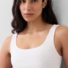 Bralette van biologisch stretchkatoen met Gap Logo