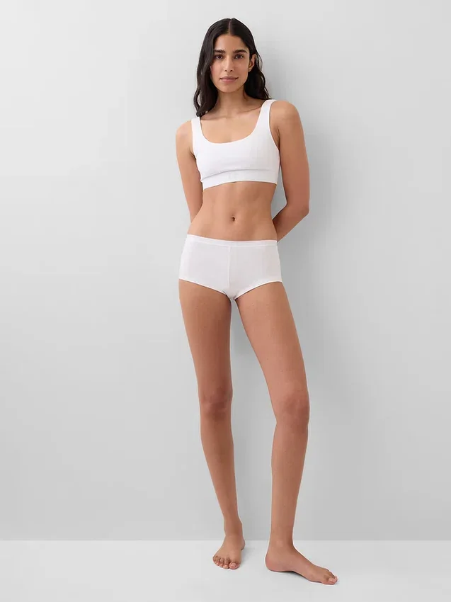 Bralette van biologisch stretchkatoen met Gap Logo