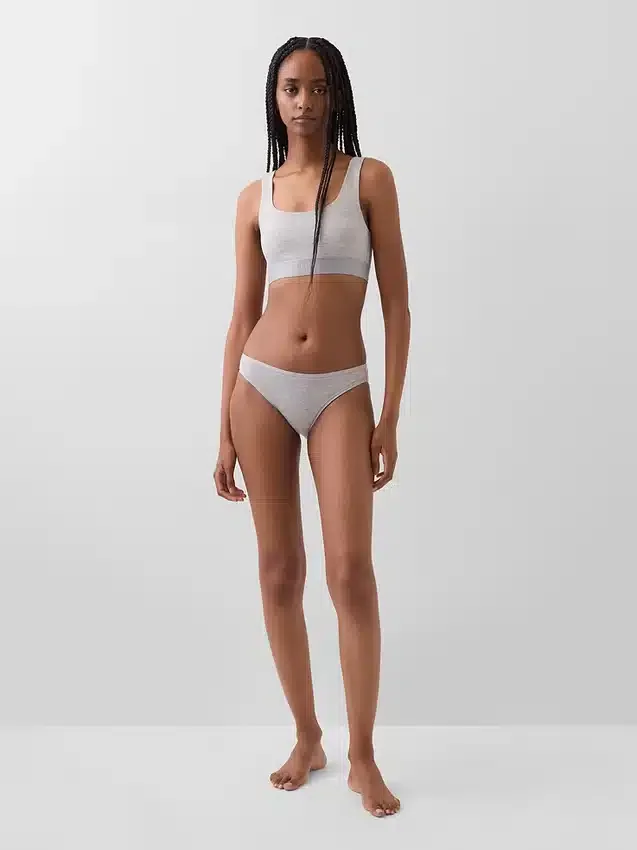 Bralette van biologisch stretchkatoen met Gap Logo
