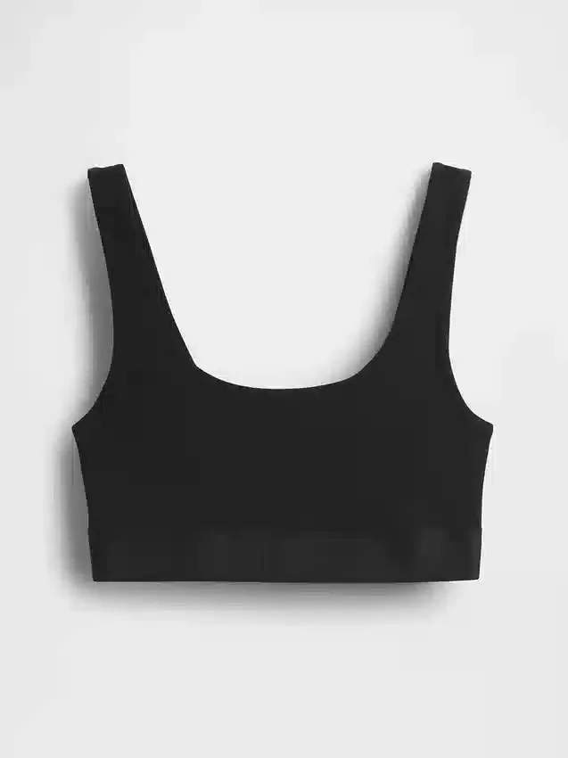 Bralette van biologisch stretchkatoen met Gap Logo