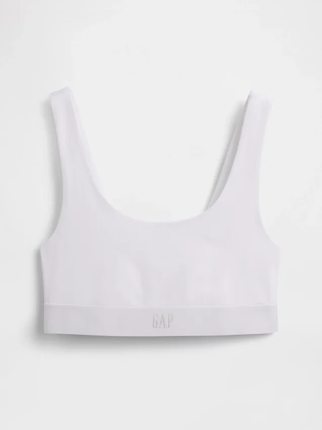 Bralette van biologisch stretchkatoen met Gap Logo