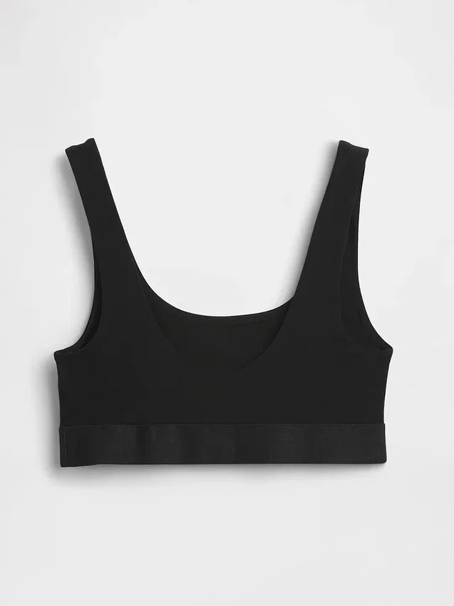 Bralette van biologisch stretchkatoen met Gap Logo