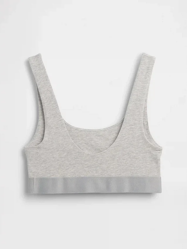 Bralette van biologisch stretchkatoen met Gap Logo