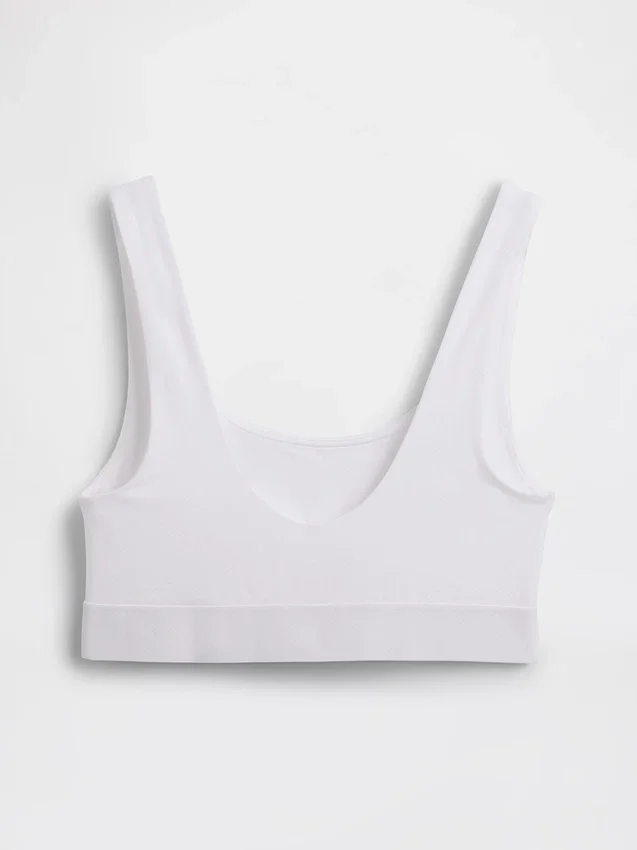 Bralette van biologisch stretchkatoen met Gap Logo