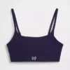 Bralette van biologisch stretchkatoen met logo